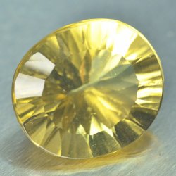 画像4: イエロー・フローライト（コンケーブ・カット）★7.87