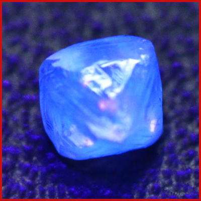 画像: ダイヤモンド結晶（青色蛍光）★0.32